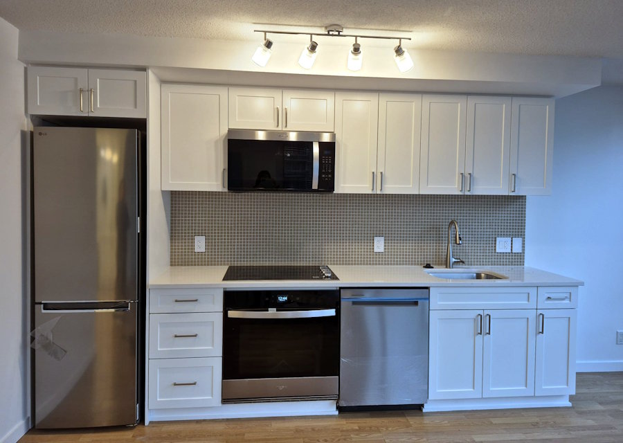 After: Slab to White Shaker, Vancouver DT